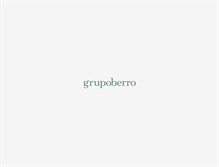 Tablet Screenshot of grupoberro.com